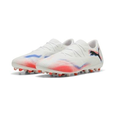 Imagem de PUMA Tênis de futebol masculino, Puma Branco PUMA preto vermelho luminoso, 40 BR