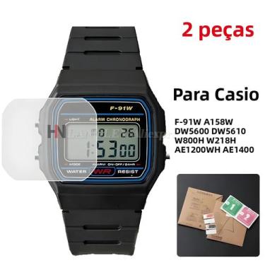 Imagem de Protetores De Tela Para Relógio Inteligente Masculino Casio, 2 Peças, 