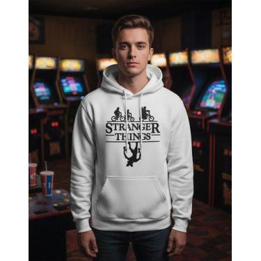 Imagem de Moletom Capuz Canguru Stranger Things Mike Demogorgon - - Missionario 