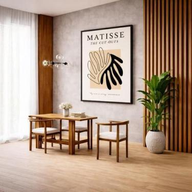 Imagem de Quadro Canvas Henri Matisse The Leaf 40X30Cm Mold Preta - Quadros On-L