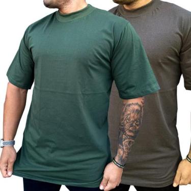 Imagem de Kit 2 Camisa Oversized Long Premium Camiseta Plus Pronta Entrega - RM 
