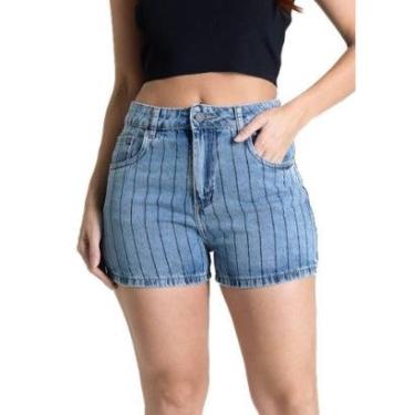 Imagem de Shorts Jeans Sawary - 281707 - Azul 46-Feminino