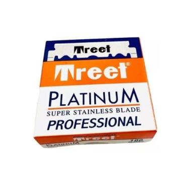Imagem de Lâmina De Barbear Treet Platinum Profissional Metade Caixa Com 100 Uni