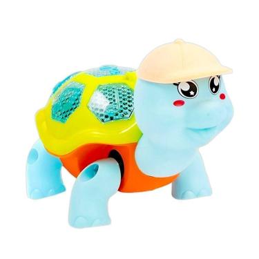 Imagem de Tartaruga Brinquedo Infantil Dançante Som Luz Crianças Bebe - Interativo Com Luz E Músi...