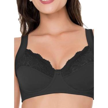 Imagem de Sutiã Dilady 123410 Plus Size Com Aro Renda e Microfibra T. 46/54, 54,