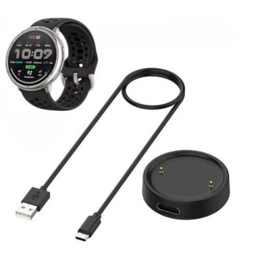 Imagem de Base Carregador e cabo Smartwatch Relógio Para Amazfit Active 2 - Gené