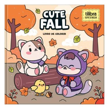 Imagem de Livro de Colorir Cute & Relax Cozy Life Moments Lovely Friends 46 Folh