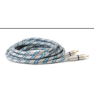 Imagem de Cabo De Subwoofer Rca 5m Aat Ar-2 Blindado Imune À Ruídos