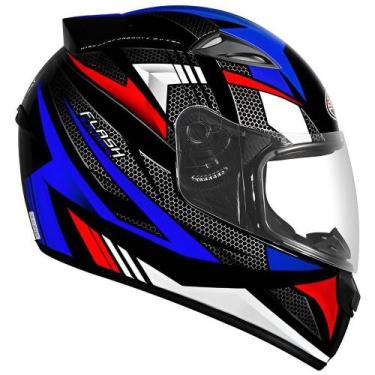 Imagem de Capacete Moto EBF Esportivo New Spark Flash C/ Narigueira - EBF Capace