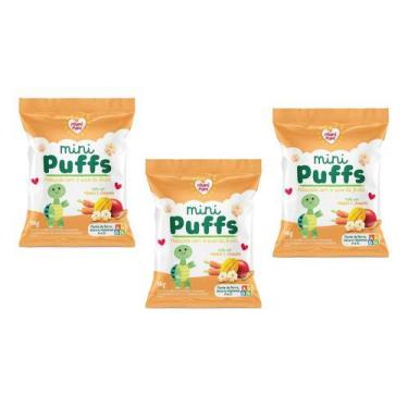 Imagem de Mini Puffs Snacks Manga E Cenoura Nhami Mami 3un X 15g
