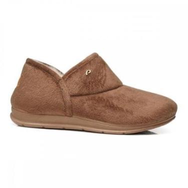 Imagem de Pantufa Pegada 266019-02 Forrada Lã Pelo Feminino-Feminino