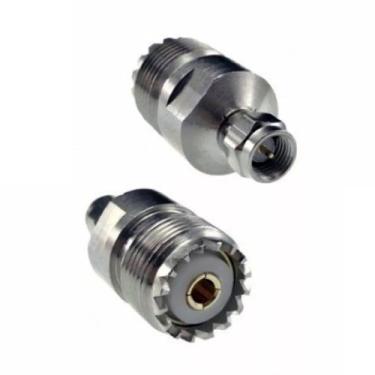 Imagem de Adaptador Conector Sma Macho X Uhf Femea Yaesu Vertex Vx231 Vx160 Vx15