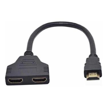 Imagem de Cabo Duplicador de Imagens HDMI Splitter 1 Entrada Para 2 Saidas - LOT