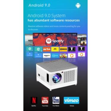 Imagem de Mini Projetor LCD LED 4000 Lumens Full HD 1920X1080p Multimídia 5G WiF