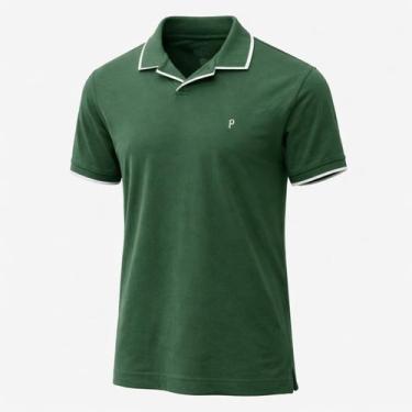 Imagem de Camisa Palmeiras Polo Palestra Verde Gola V - Masculino Tamanho:MCor:V