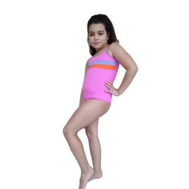 Imagem de Maio Infantil Juvenil Criança Uv50+ Liso Multifunções - DANI LINGERIE,