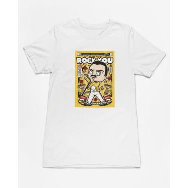 Imagem de Camiseta Poster Pop Style Inspiração FREDDY MERCURI Estampa DTF 100% A