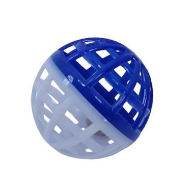 Imagem de Brinquedo Chalesco Bola para Gato com Guizo 40mm - para Gato, Azul