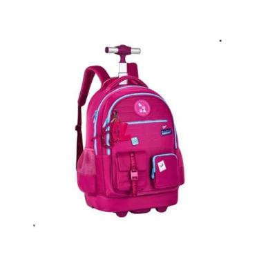 Imagem de Mochila Escolar Rodinha Luluca 3B Dreams Clio, Rosa