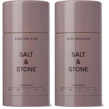 Imagem de Desodorante Salt & Stone Black Rose & Oud 75 g, pacote com 2