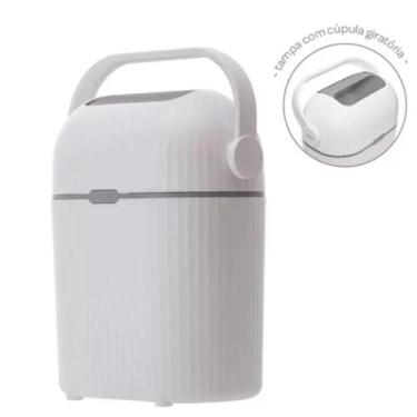 Imagem de Lixeira Antiodor Para Fraldas - Buba, Branco