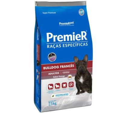 Imagem de Ração Premier Raças Específicas Para Cães Bulldog Adultos Sabor Frango