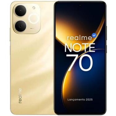 Imagem de Smartphone Realme Note 70 Novo Lançamento 2025 tela 6,7 camera dupla t