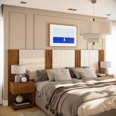 Imagem de Cabeceira Sleep Movelove Quarto Luxuoso para Cama Casal/Queen/King com
