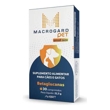 Imagem de Macrogard Pet Small Size Avert Betaglucanas 30 Comprimidos - Congratul