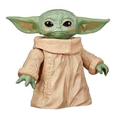 Imagem de STAR WARS The Child (Baby Yoda) The Mandalorian figura de 16,51 cm - F1116 - Hasbro, Verde e Bege