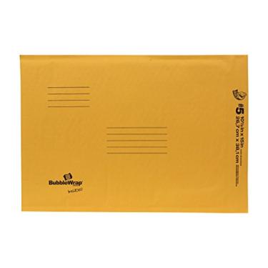 Imagem de Duck Envelope de Proteção Kraft com Bolha, Nº 5, 26 x 38 cm, Pacote com 25 (394507)