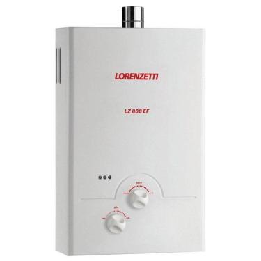 Imagem de Aquecedor de Água a Gás GN Lorenzetti LZ800EF, 8 Litros, Exaustão Forçada