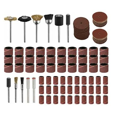 Imagem de Tingpai Kit de acessórios pa fer mentas rotativas 151 unidades Kit de elétrica universal com haste de 1/8 '' pa corte, l amento, polimento, l amento, escultu