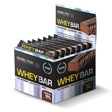 Imagem de Whey Bar High Protein, Chocolate, Probiótica, 40 G, 24 Unidades