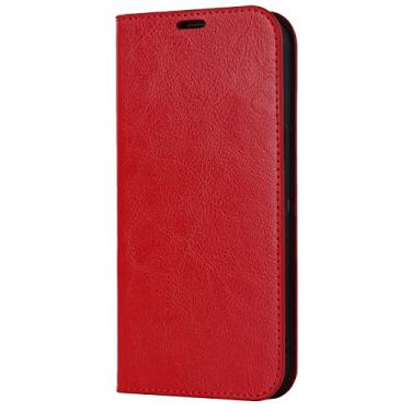 Imagem de Capa carteira para iPhone 14/14 Pro/14 Plus/14 Pro Max, capa flip com fecho magnético TPU à prova de choque slots para cartão de crédito suporte 3 porta-cartões 1 bolso para dinheiro, vermelho, 14 Plus 6,7 polegadas