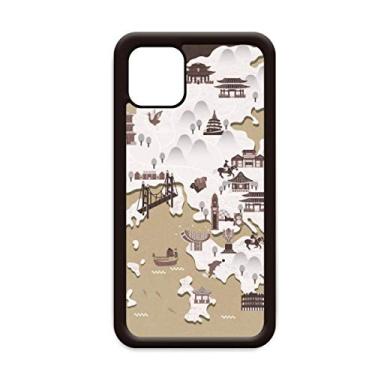 Imagem de Mapa de localização de Hong Kong China para iPhone 12 Pro Max Capa para Apple Mini Mobile Case Shell