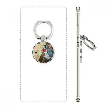 Imagem de Swallows — Suporte de anel de telefone com ilustrador chinês antigo