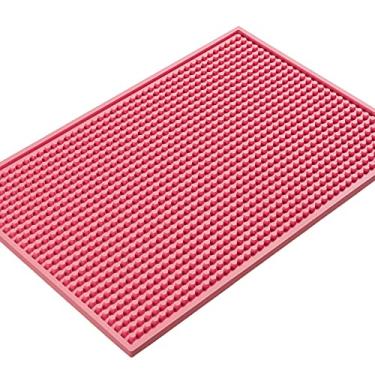 Imagem de O Tapete Bar Mat Runner Escorredor Copo Cozinha Preto Barman