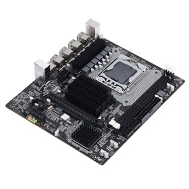 Imagem de Placa-mãe X58 2, Pins Gaming Support X58 Mainboard DDR3 LGA 1366 ECC Memory USB2.0 SATA Port PCB para desktop