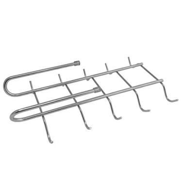 Imagem de Passerini, 3836, Suporte Organizador Porta 10 Xícaras Para Armário sem Furos, cor Cromado, Aço