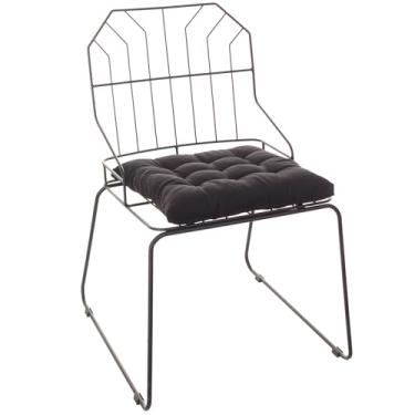 Imagem de Cadeira de Jantar Top Design Industrial Aço Aramado Jovi