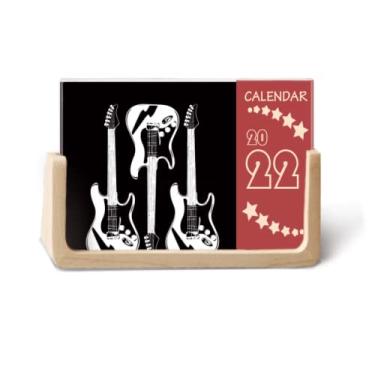 Imagem de Calendário de mesa de instrumento clássico musical para tocar baixo 2022 12 meses