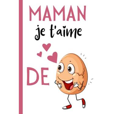 Imagem de Maman je t'aime de ouf: Cadeau Fete Des Meres Original , Parfait pour prendre des notes, écrire des pensées, des recettes, un journal intime ou un agenda, Cadeau Maman