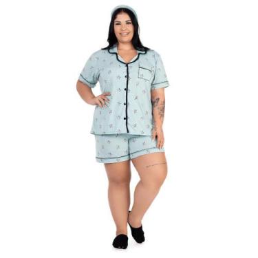 Imagem de Pijama Cia Do Corpo Americano Diva Plus Size Bdp4965