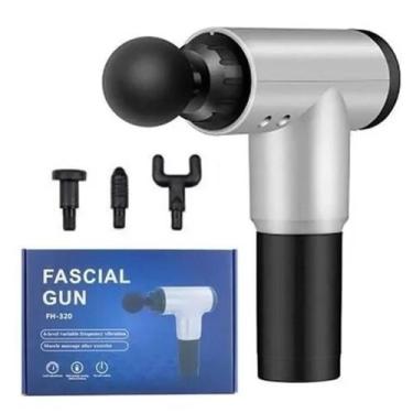 Imagem de Massageador Potente Fascial Gun Elétrico Corporal Muscular Fisio Portá