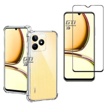 Imagem de Kit Capa Película De Vidro 3D 9D Para Realme C53