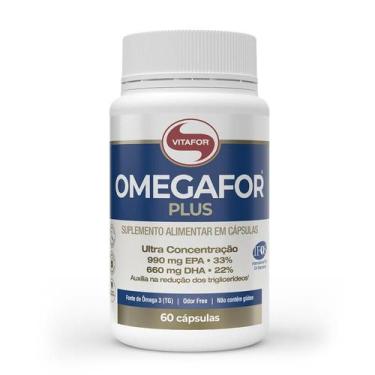 Imagem de Omegafor Plus Suplemento Alimentar Vitafor 60 Cápsulas