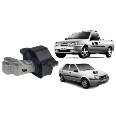 Imagem de Coxim Dianteiro do Motor Lado Direito Courier 1997 a 2013 Fiesta 1996 