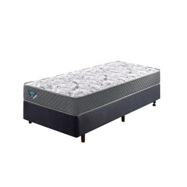 Imagem de Box Solteiro King Resistente + Colchão Molas Ecoflex - Cama inHouse