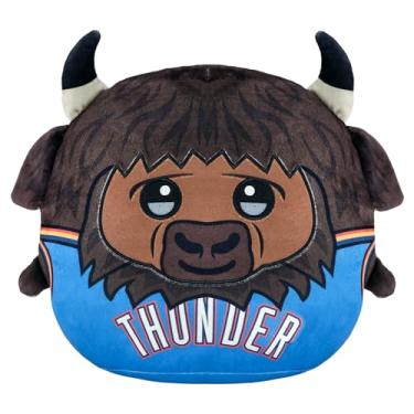 Imagem de Sleep Squad Oklahoma City Thunder Rumble 12" Mascot Kiri Cloud Pillow Plushie - Official NBA Plush